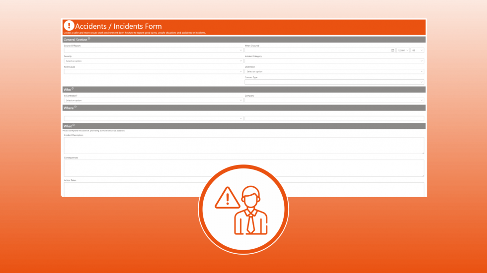 Accident/Incident Reporting - Sintel Apps