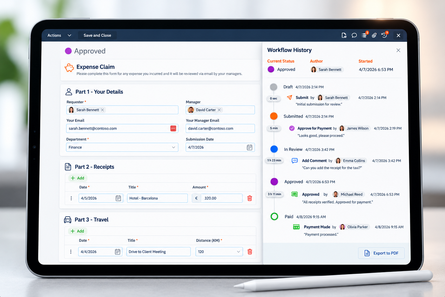 SharePoint Workflow History and Audit Trail - Sintel Apps Sintel Apps SharePoint Workflow History and Audit Trail
