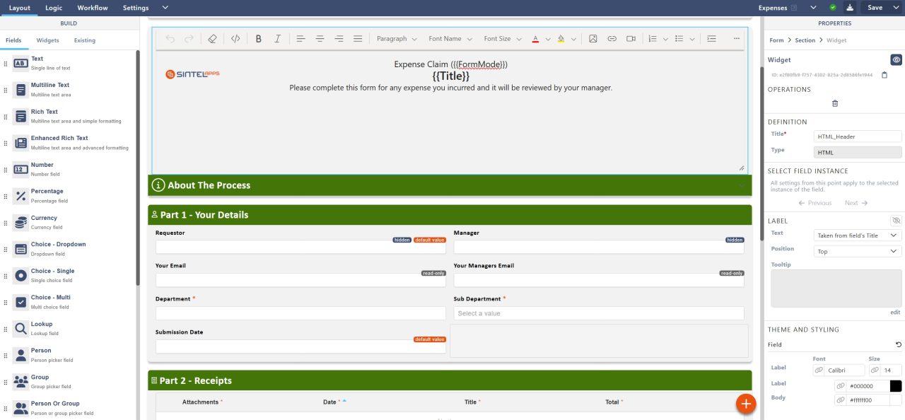 After save script - Sintel Apps