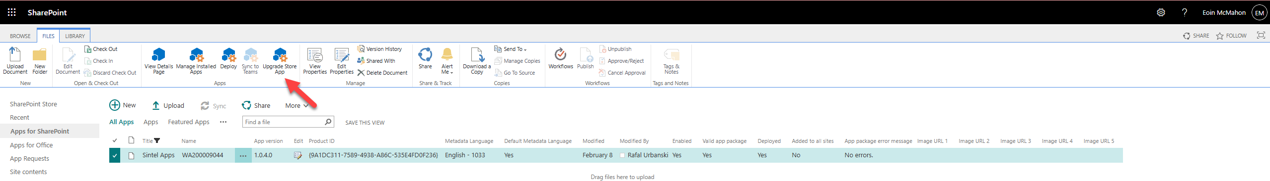 How to update Sintel Apps - Sintel Apps