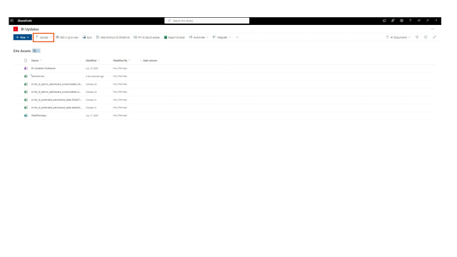 1. Upload Excel Sheet